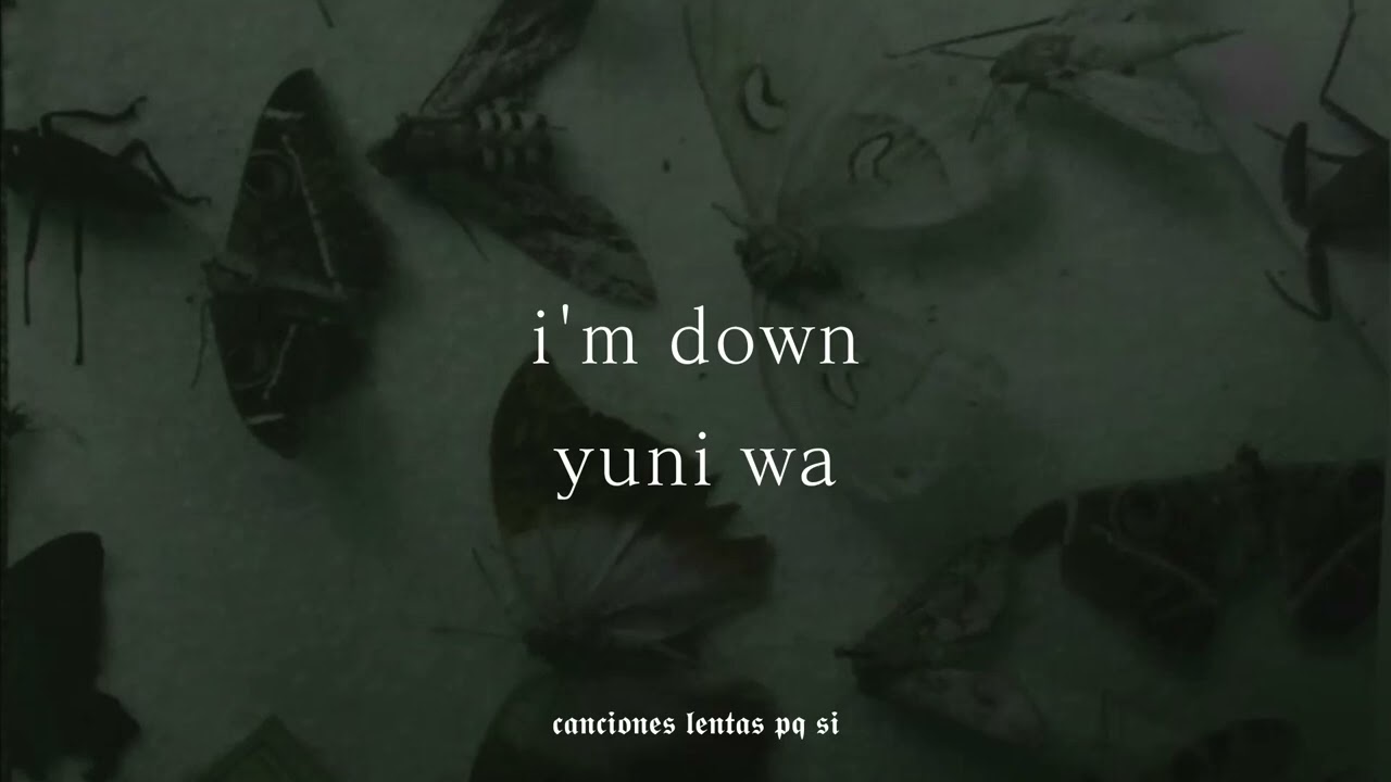 Yuni Wa; I'm Down (Slowed + Reverb)