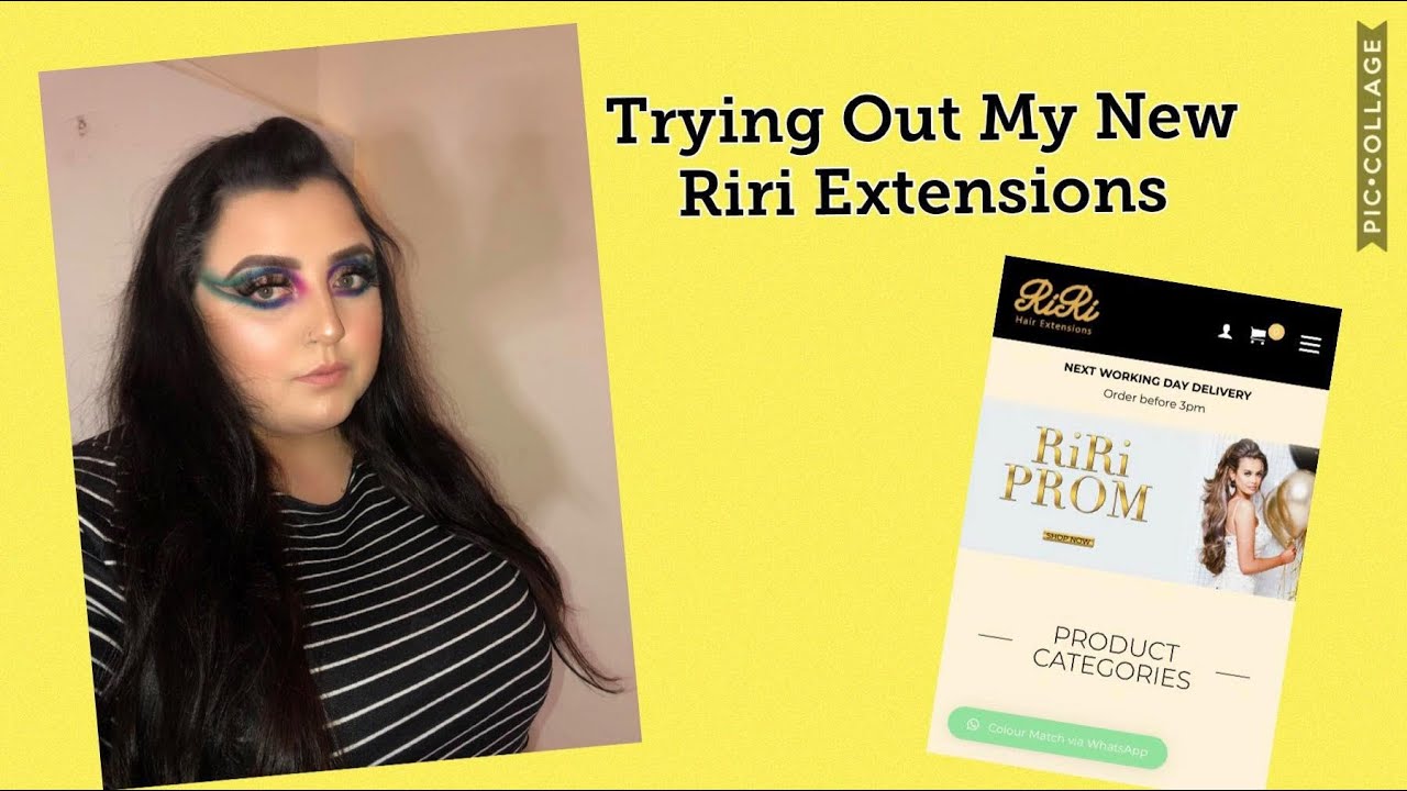 TRYING OUT MY NEW RIRI HAIR EXTENSIONS