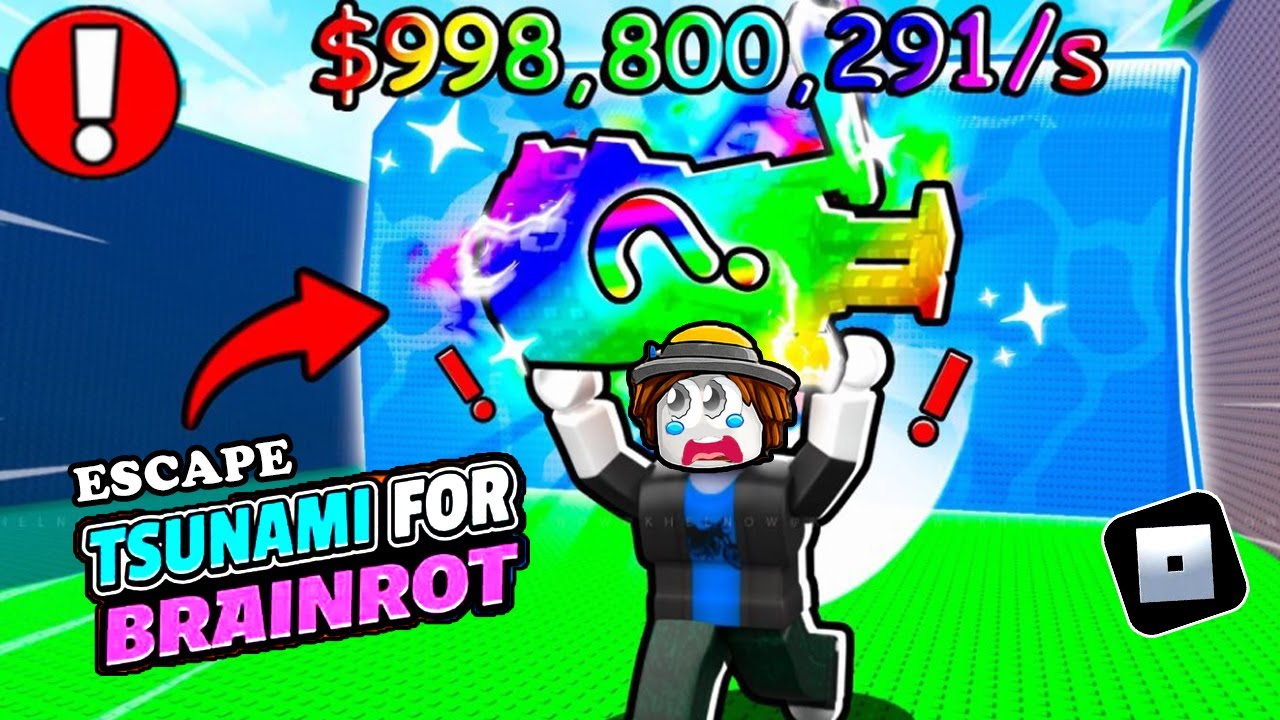 ВРЯТУЙ БРЕЙНРОТА від ЦУНАМІ в ROBLOX!