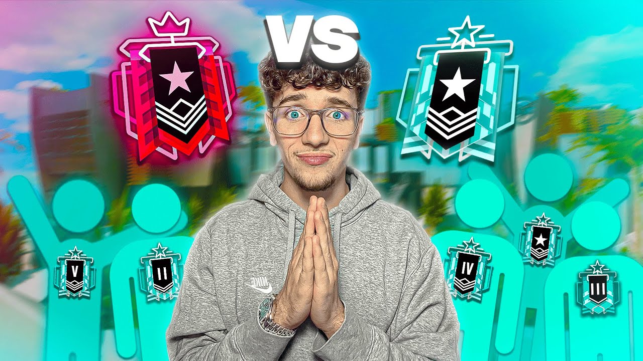 2 CHAMPIONS PC vs 5 PLATINES CONSOLES - Rainbow Six Siège