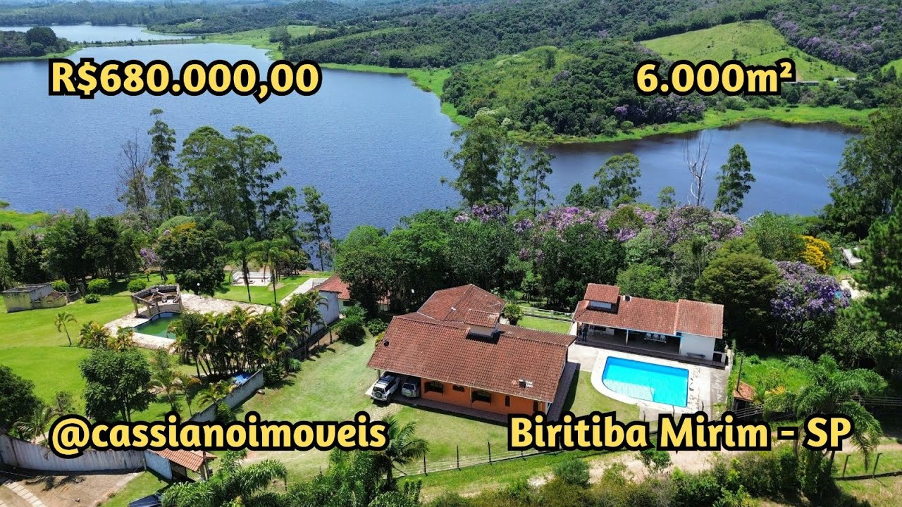((VENDIDA)) PROJETO COMPLETO: 6.000m² com Represa, Casa e Piscina - R$ 680.000,00