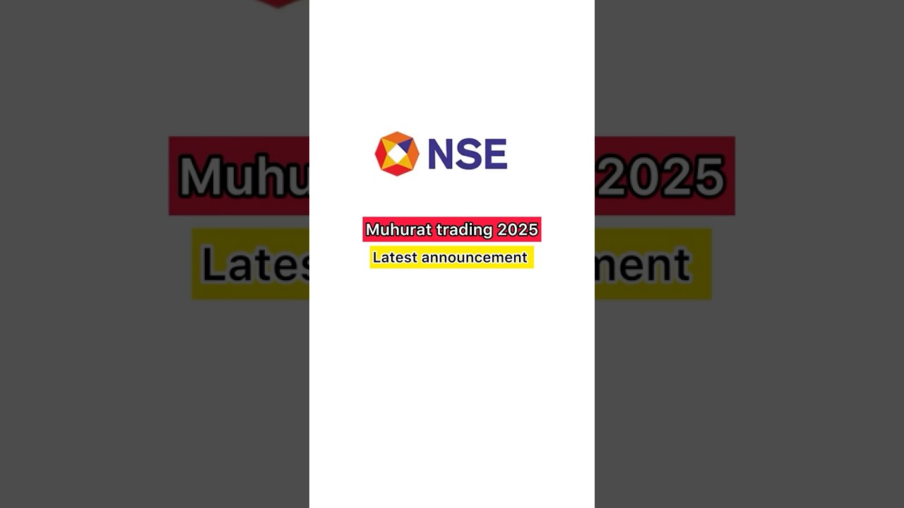 Muhurat trading 2025 Tamil | NSE latest announcement
