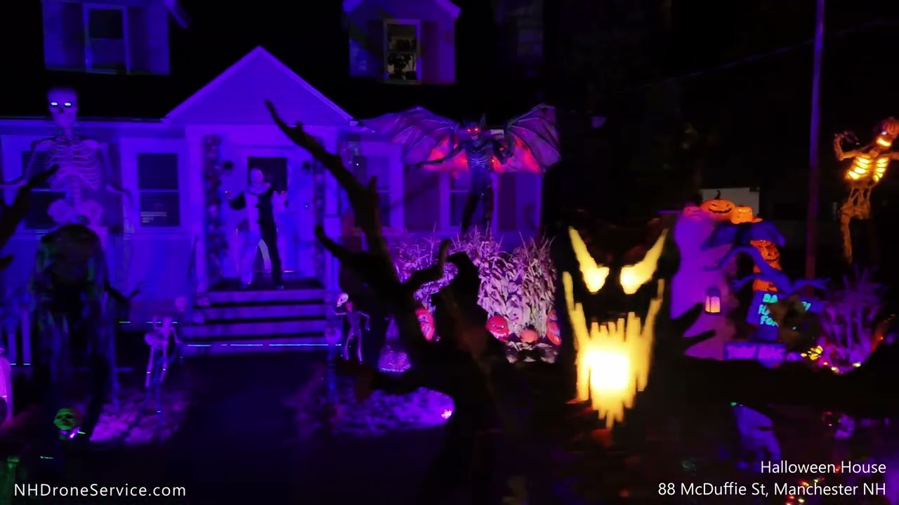 Turn Back! Halloween House, Manchester, NH