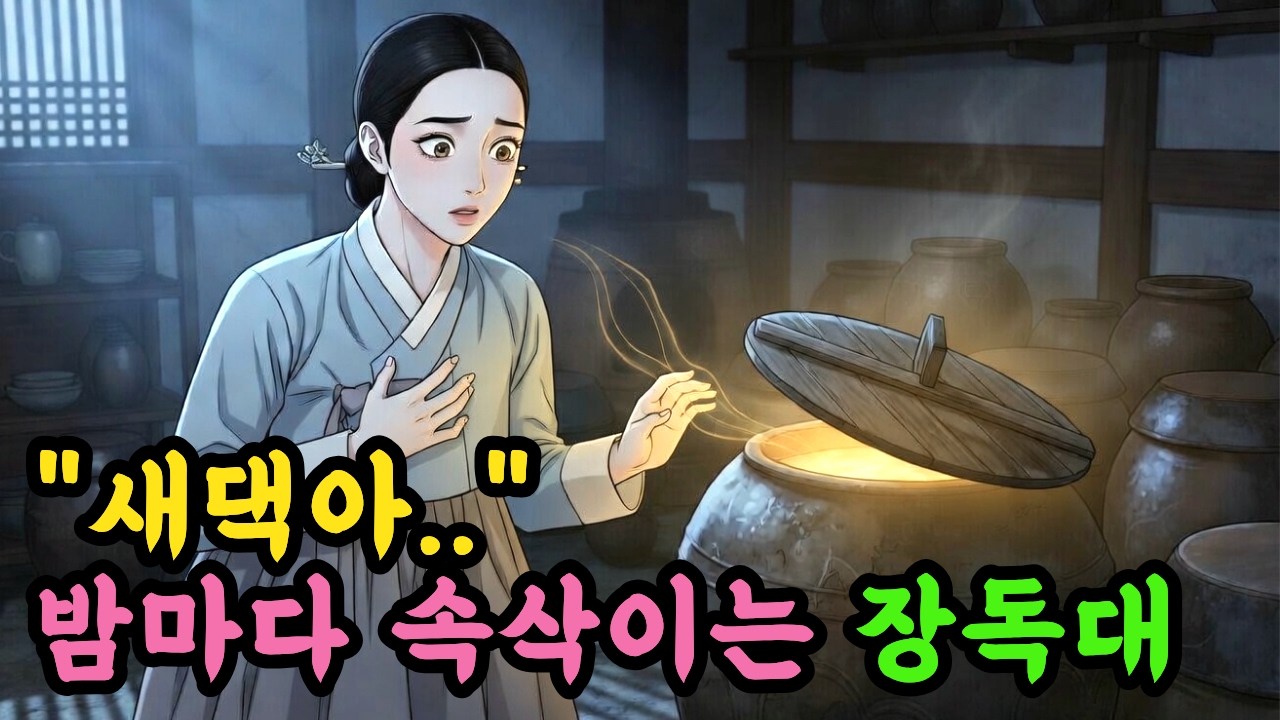 “새댁아…” 밤마다 장독에서 들려온 속삭임, 그 집안의 숨겨진 비밀 ｜조선 야담 ㅣ옛날이야기ㅣ오디오북ㅣ설화