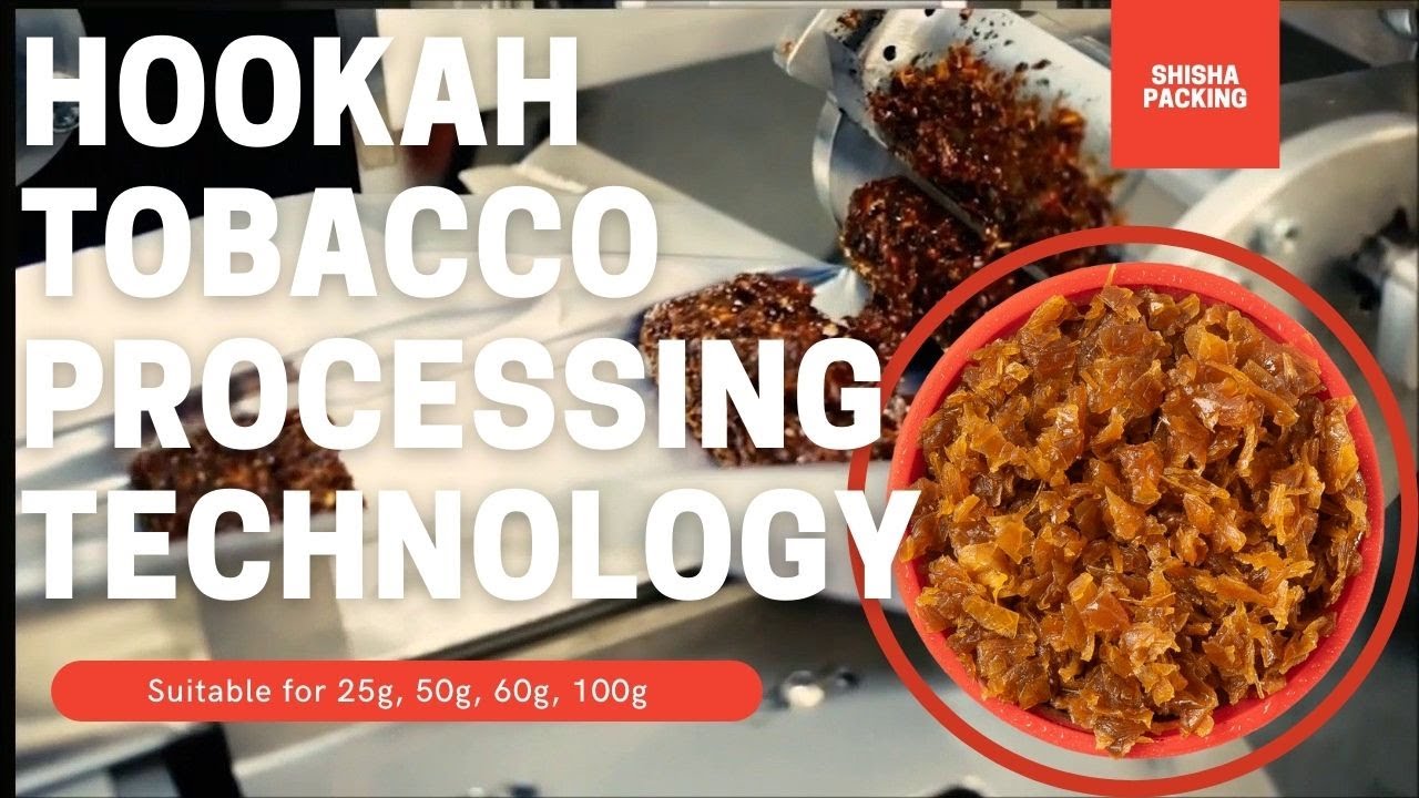 Amazing latest shisha tobacco automatic packaging machinery technology 2022 ( 20g-100g Universal)