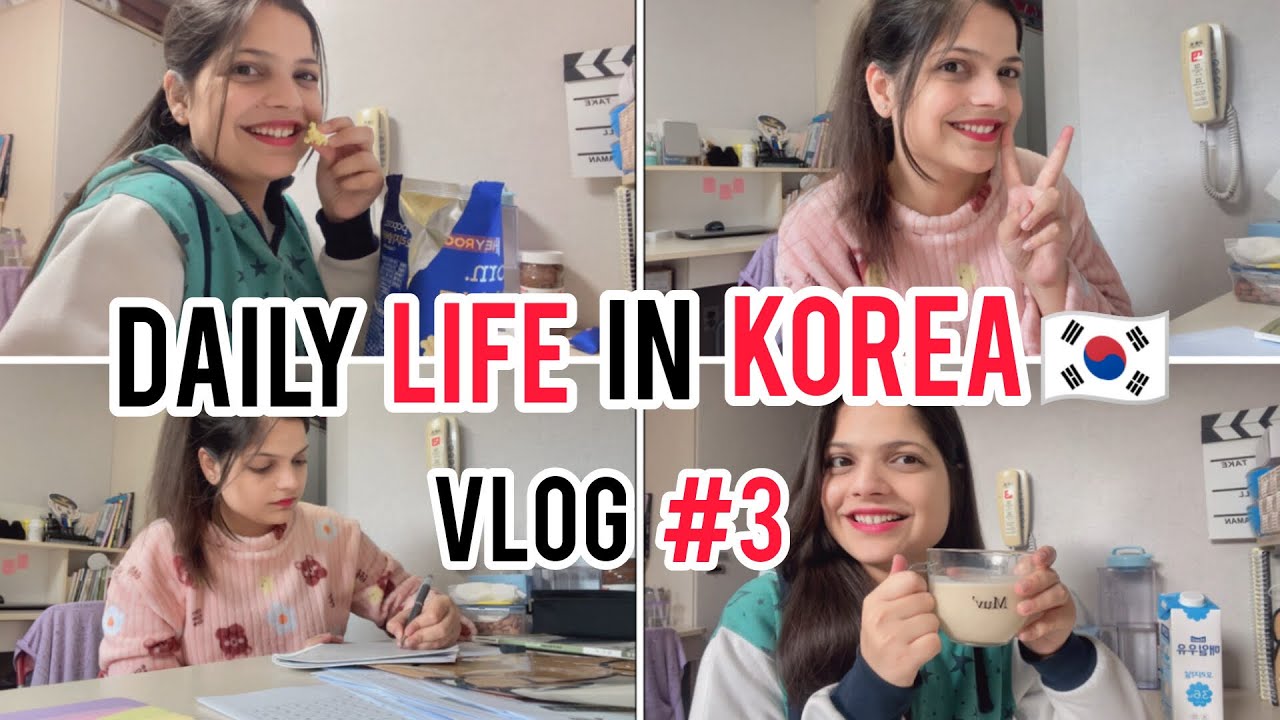 Daily student life in korea 🇰🇷| korean day in my life ❤️