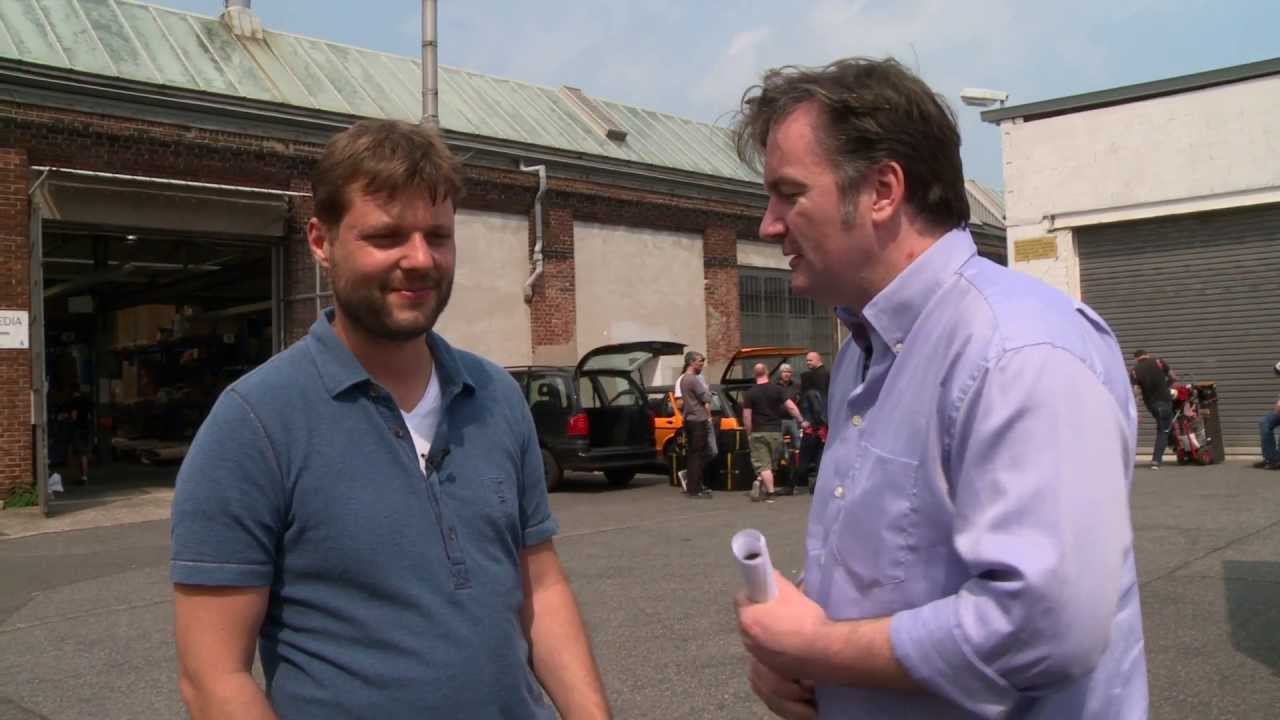Besuch auf dem Filmset 