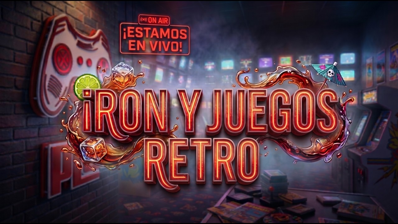 🕹️ &iexcl;RON & RETRO! Noche de Juegos Variados y un Buen Combinado 🥃