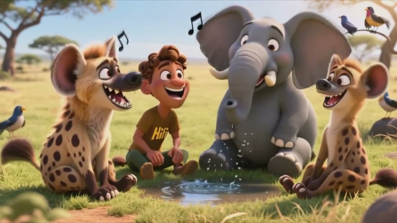 Música da Hiena 🐾 | Canção Infantil Educativa com Apollo