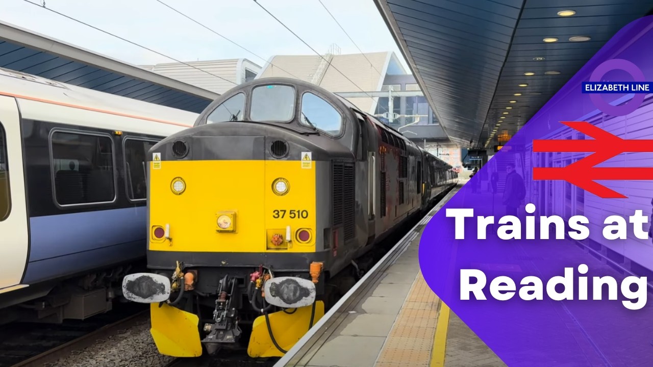 Trains at Reading. 21/02/2025