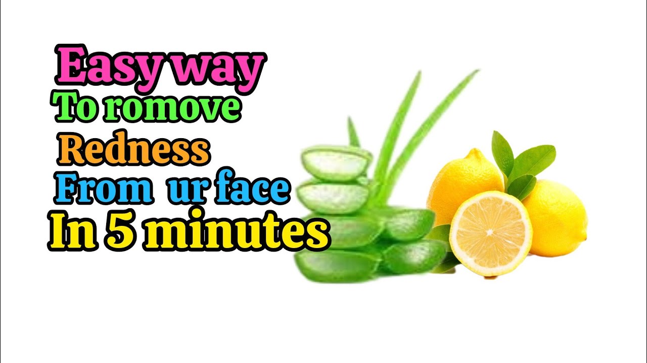 EASY WAY TO REMOVE REDNESS IRRITATION FROM YOUR FACE