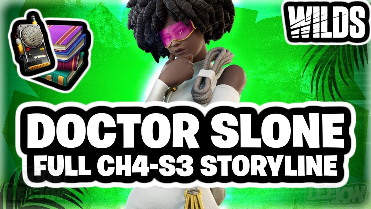 Аудиозапись полной сюжетной линии Доктора Слоуна в Fortnite (Глава 4, Сезон 3: ДИКАЯ)