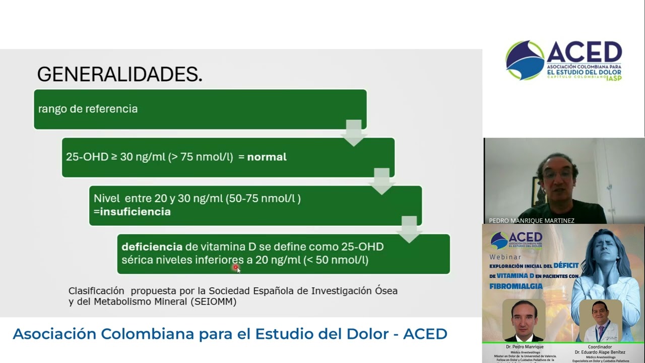 Exploración Inicial del Déficit de Vitamina D en pacientes con Fibromialgia