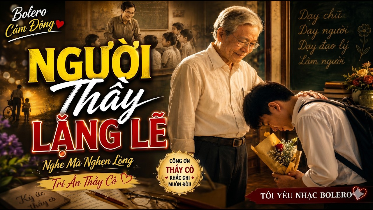 Người Thầy Lặng Lẽ (Bolero) I Tôi Yêu Nhạc Bolero