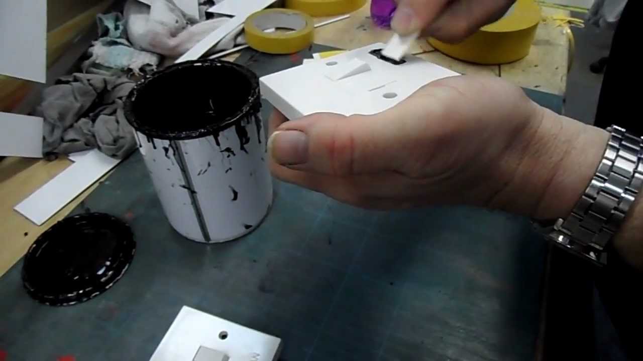 Laser Engraved White Switchplate.MP4