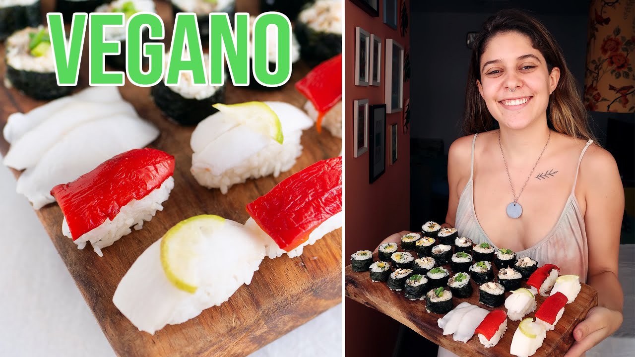 SUSHI VEGANO | 5 Tipos Diferentes