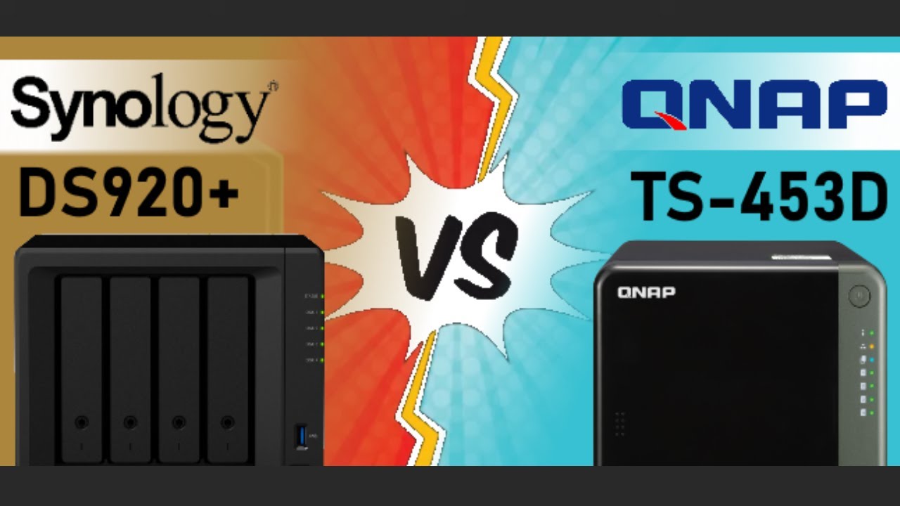 Synology DS920+ vs QNAP TS-453D NAS Comparison