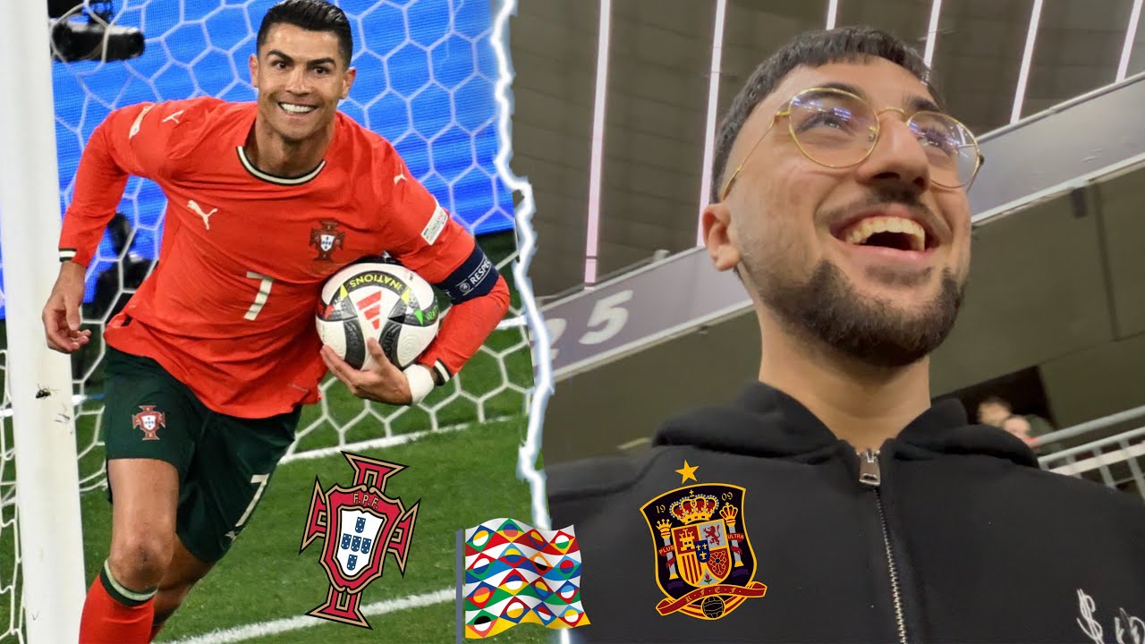Portugal vs. Spanien - Finale Stadionvlog 🏆 |  Ronaldo ist der GOAT 🐐❤️