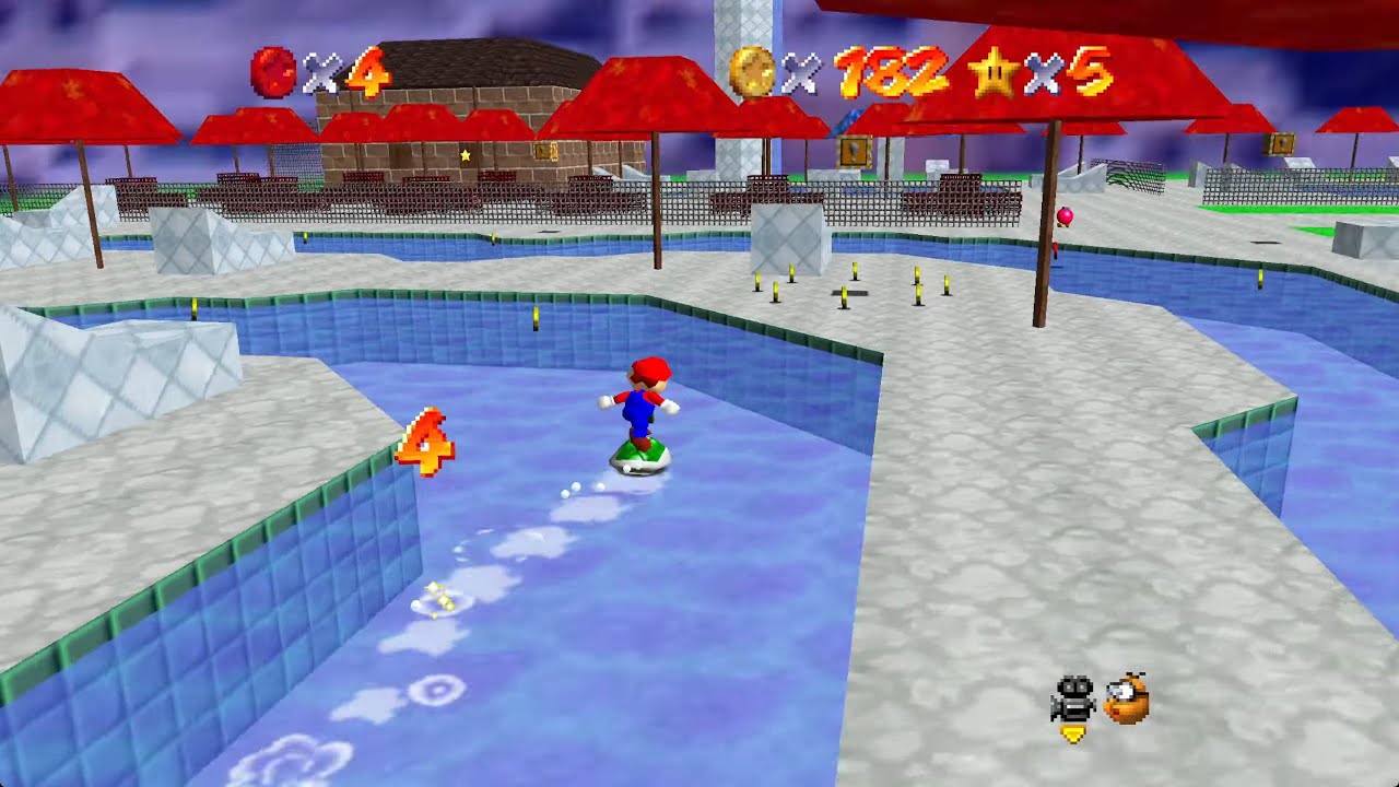 Mario's Local Water Park by benjammin222 - Mario Builder 64