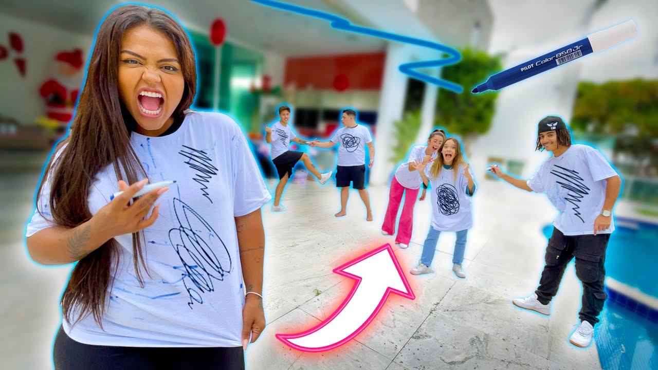 QUEM FICAR MENOS RABISCADO GANHA !!!