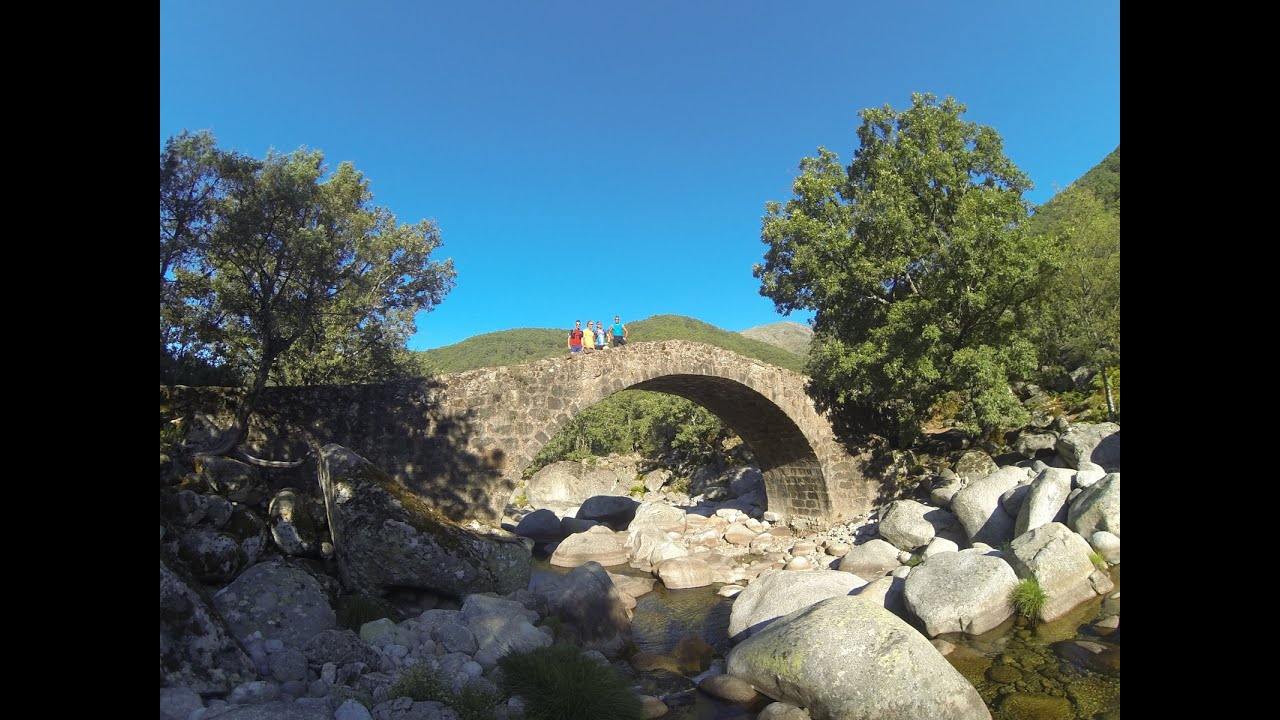 Candeleda. la puente del puerto, ruta de pescadores.