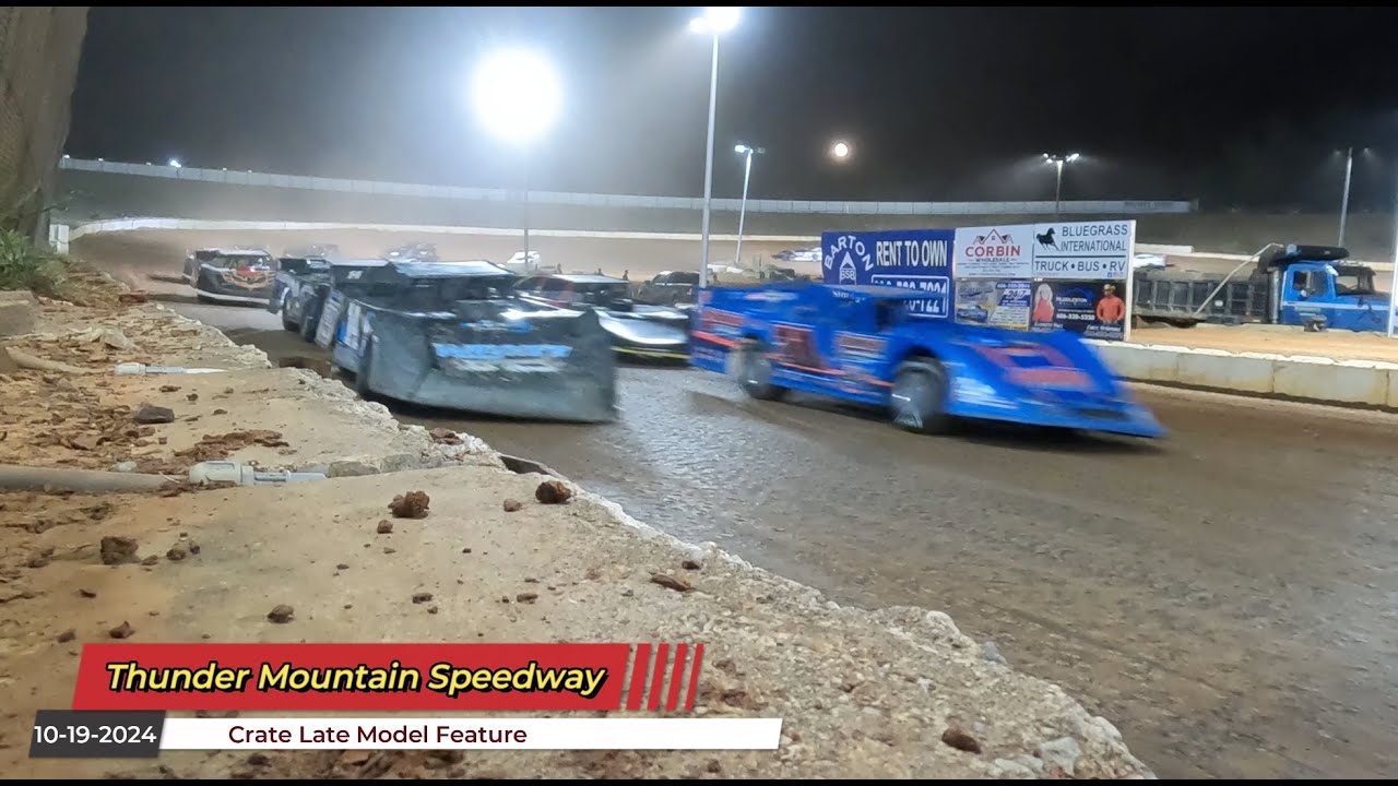 Thunder Mountain Speedway - Crate Late Model Feature - 10/19/2024