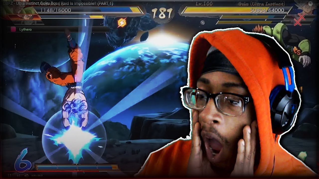 DBFZ - Ultra Instinct Goku Boss Raid Is Impossible!! (PART 1) *Reaction*
