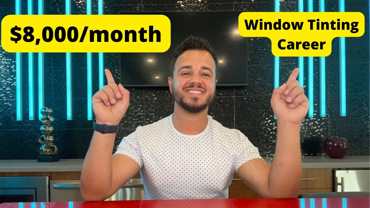 How To Make $500/day Tinting Cars- Window Tinting Installer
