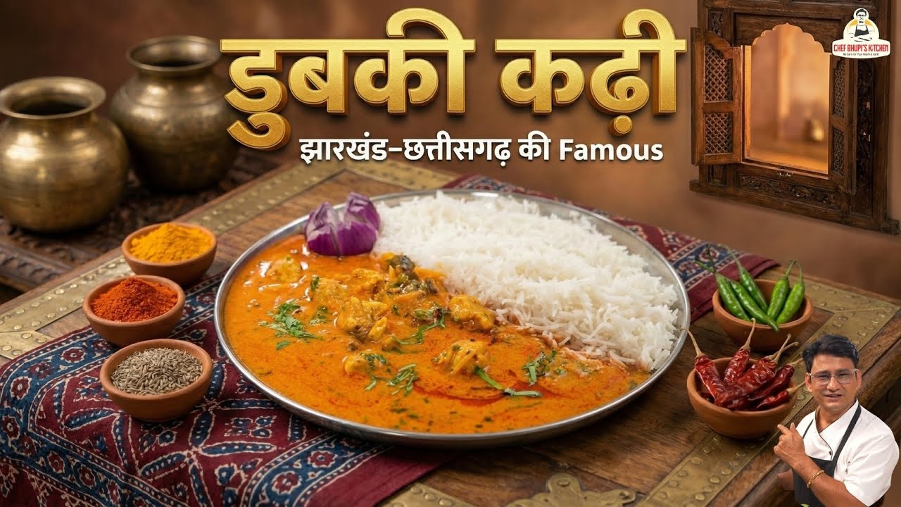 झारखंड–छत्तीसगढ़ स्टाइल डुबकी कढ़ी रेसिपी| CHATTISGARH&JHARKHAND FAMOUS DUBKI KADHI.