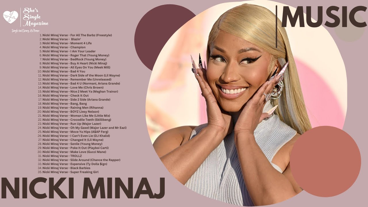 Nicki Minaj Best Features Playlist (Part 3) | She's SINGLE Magazine | Music Circle