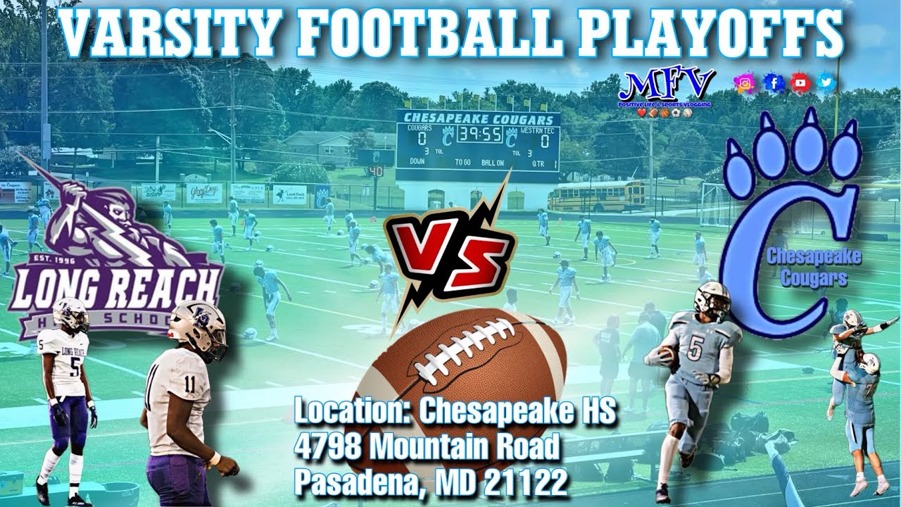 🏈🏈  Maryland 3A Playoffs 2nd Round | Long Reach vs Chesapeake | Positive Football