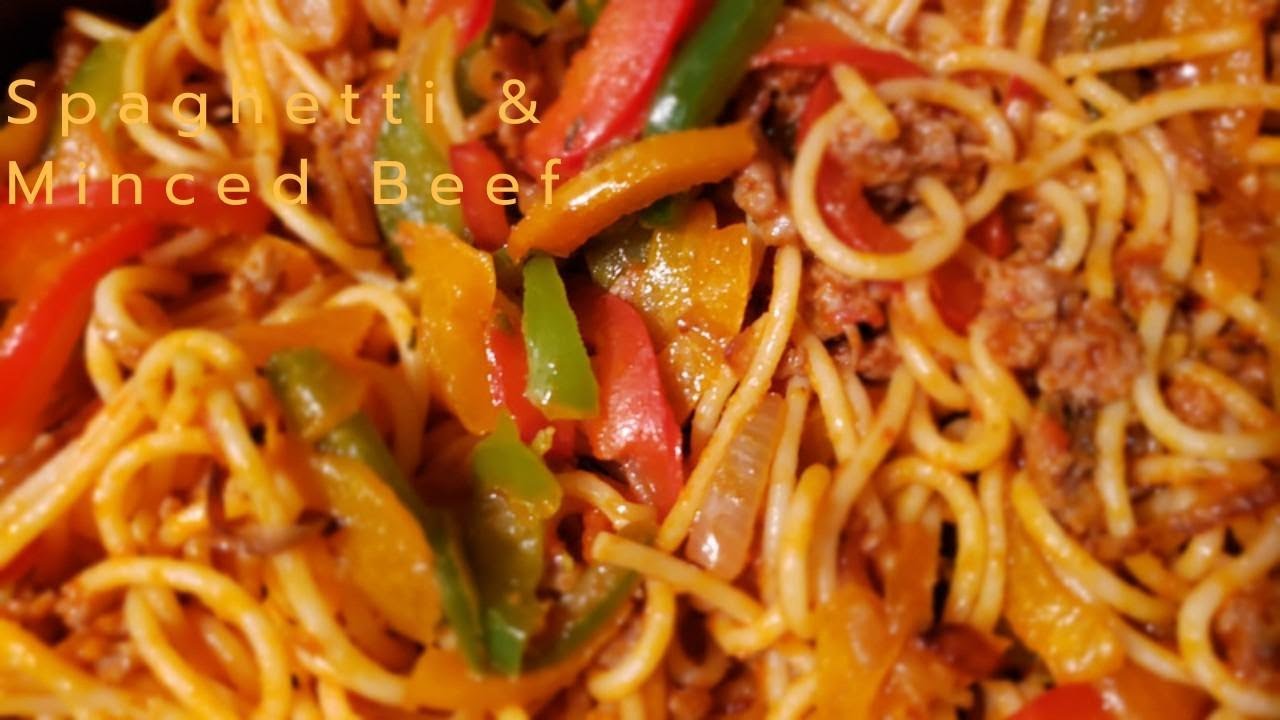 SPAGHETTI & MINCED BEEF | EASY PASTA RECIPE