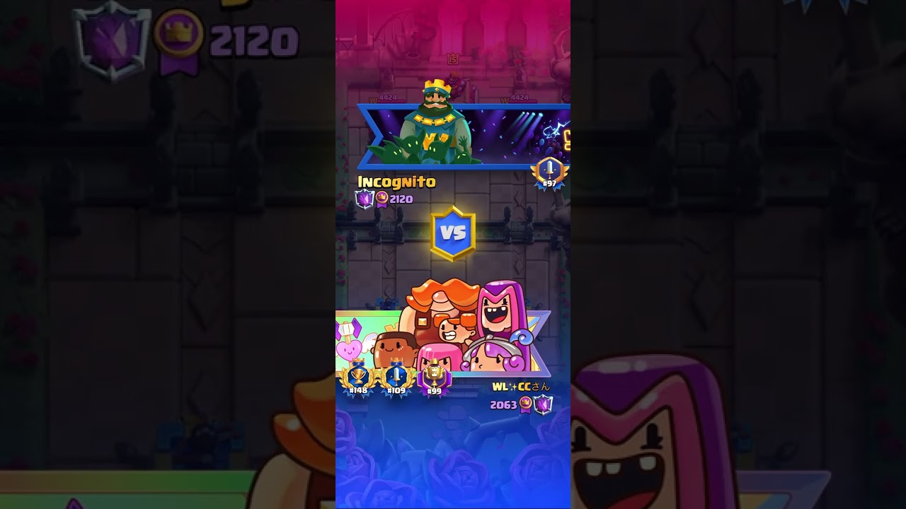 【クラロワ】世界2桁、マルチ　#clashroyale  #clashroyalegameplay 
