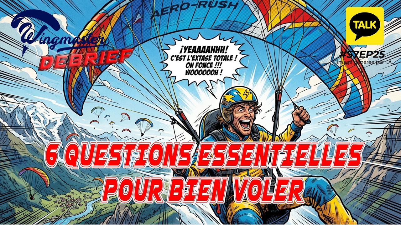 PARAPENTE : 6 questions essentielles pour bien voler ! | S7EP25 | #parapente | #wingmasterdébrief