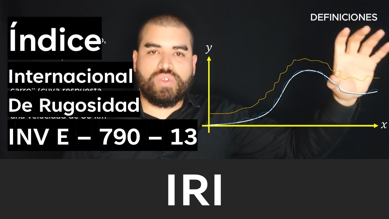 Determinaci&oacute;n del &Iacute;ndice de Rugosidad Internacional (IRI) INV E-790-13