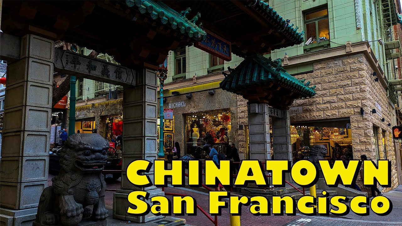 Exploring San Francisco's Chinatown - A Vibrant Cultural Experience - Scenic Walk in 4K UHD