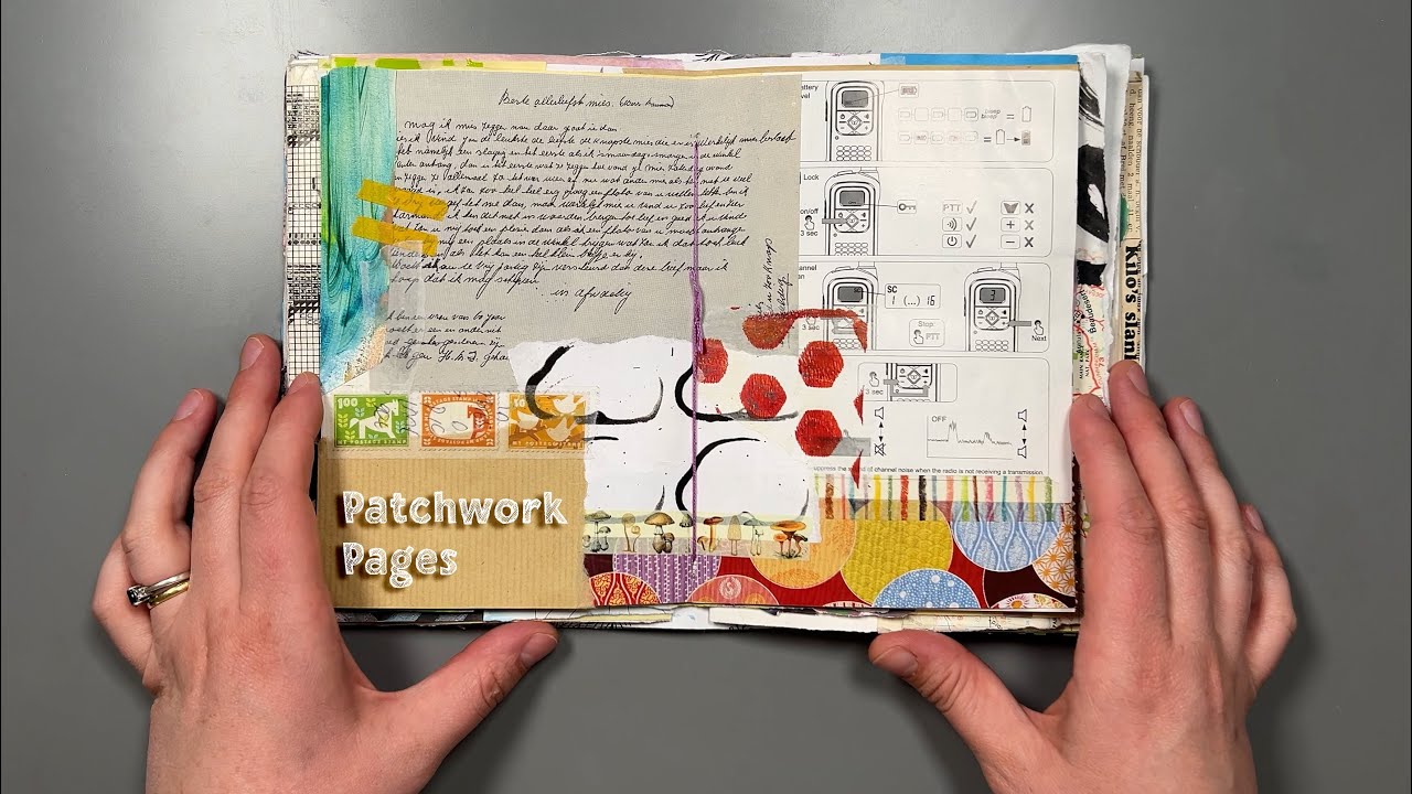 Patchwork Page Junk Journal