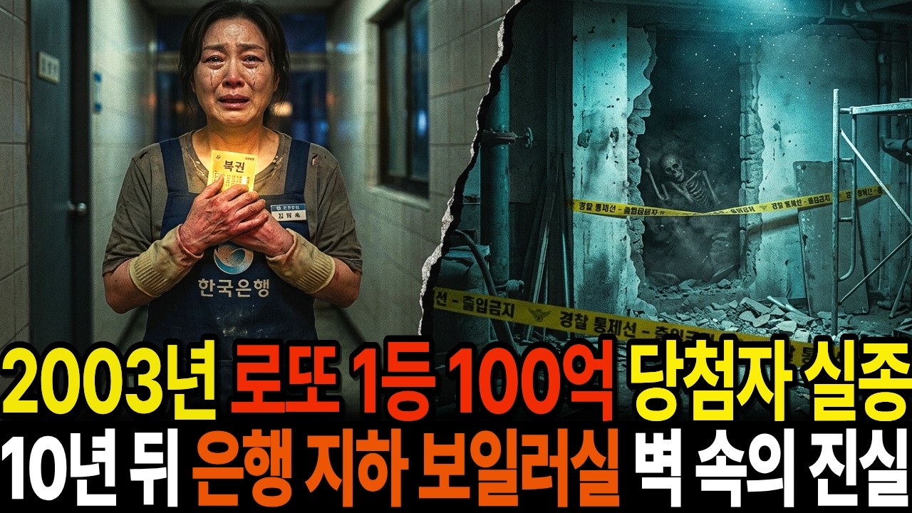 2003년 가난한 청소부, 로또 1등 당첨금 받으러 갔다 실종… 10년 뒤 발견된 충격적 진실
