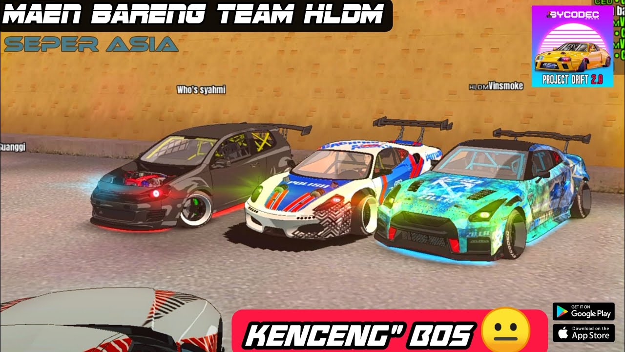 Gila Emang HLDM (*´罒`*) Pada Kenceng Semua Dah Maen Drip| project drift 2.0 Android | Gameplay