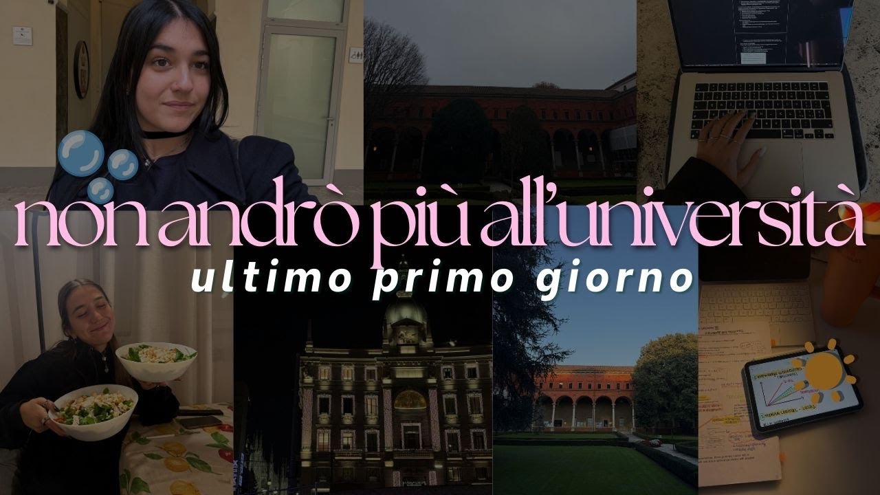 ultimo giorno di università per sempe?📝📚 // è finita un'epoca?