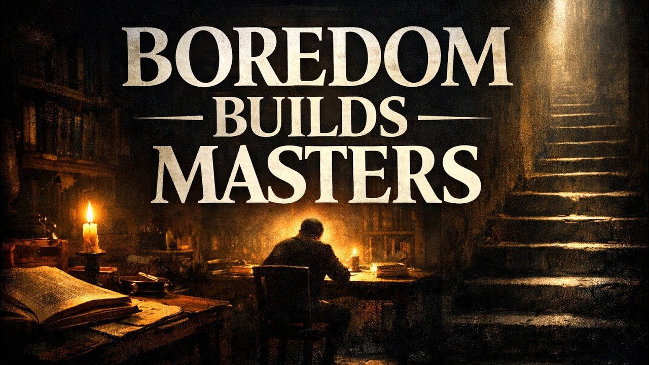 Boredom Is the Price You Pay for Mastery