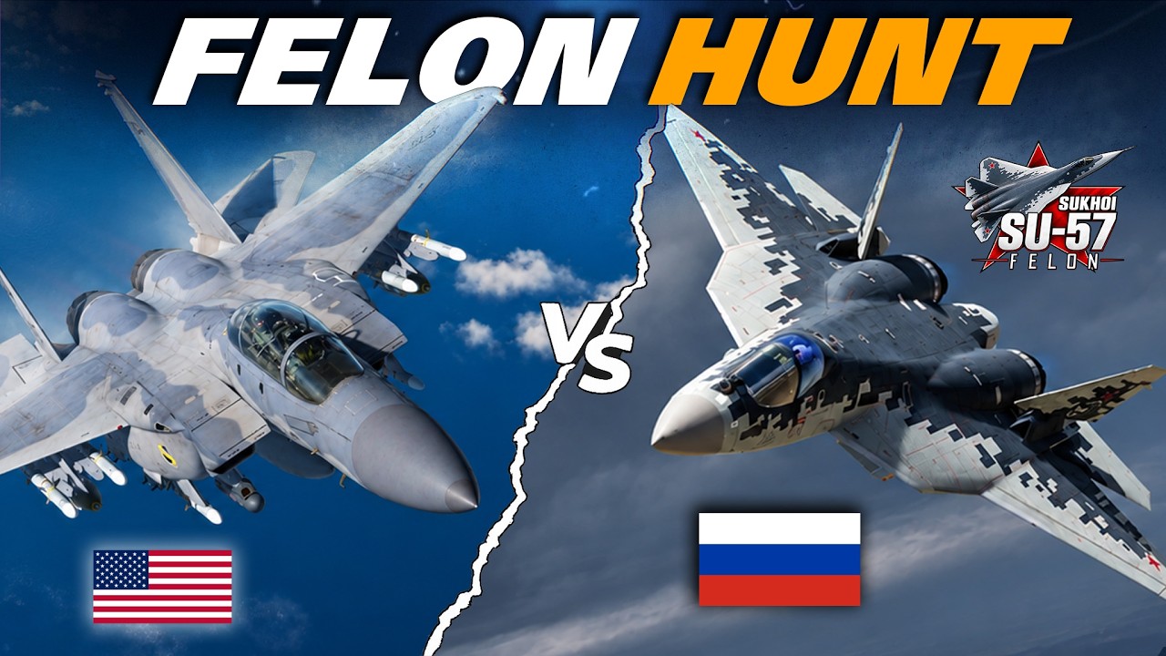Охотник за головами | Су-57 против F-15E | Поиск и уничтожение | Digital Combat Simulator | DCS |