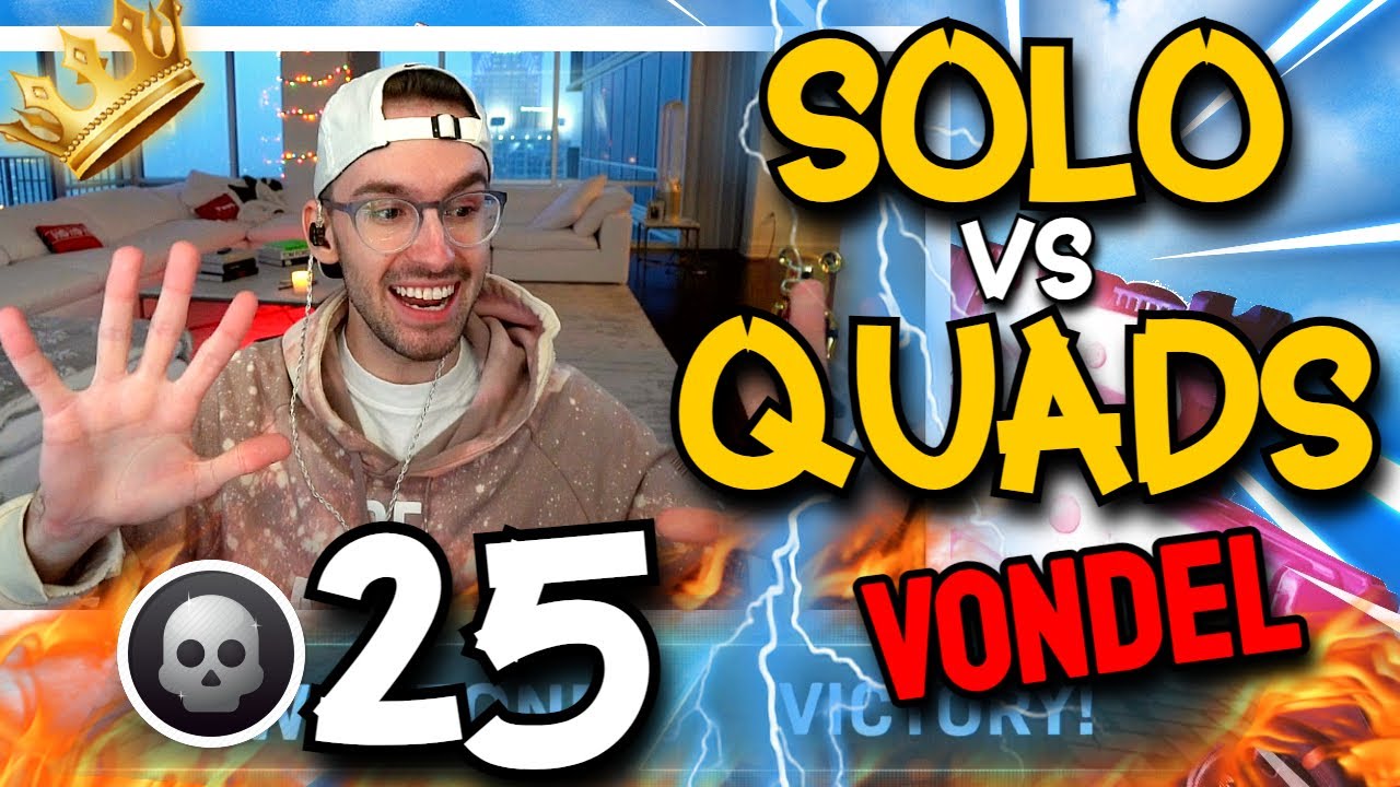 *NEW* WARZONE 3 Joewo Drops 25 Kills on Vondel! / Solo VS Quads Amazing Gameplay!
