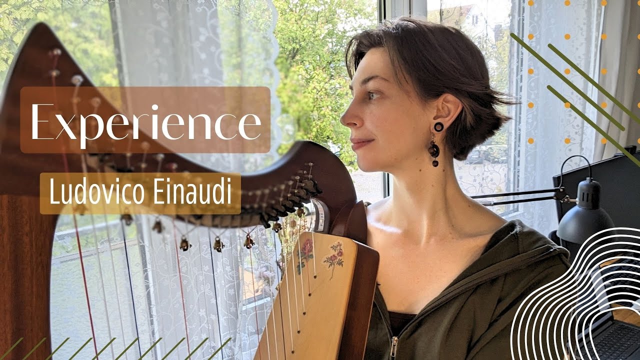 [ Experience ] - Ludovico Einaudi | 23-string Celtic Harp Cover | Free sheet music for lap harp