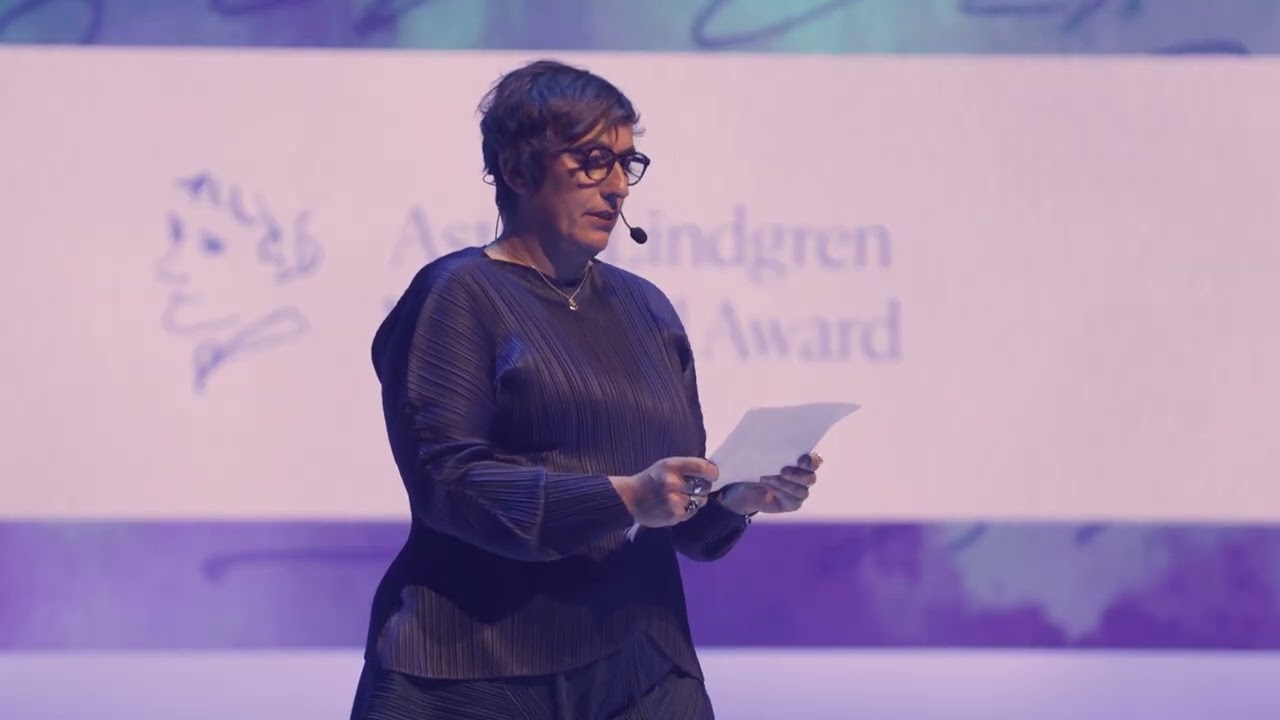 Marion Brunet's acceptance speech at the 2025 Astrid Lindgren Memorial Award