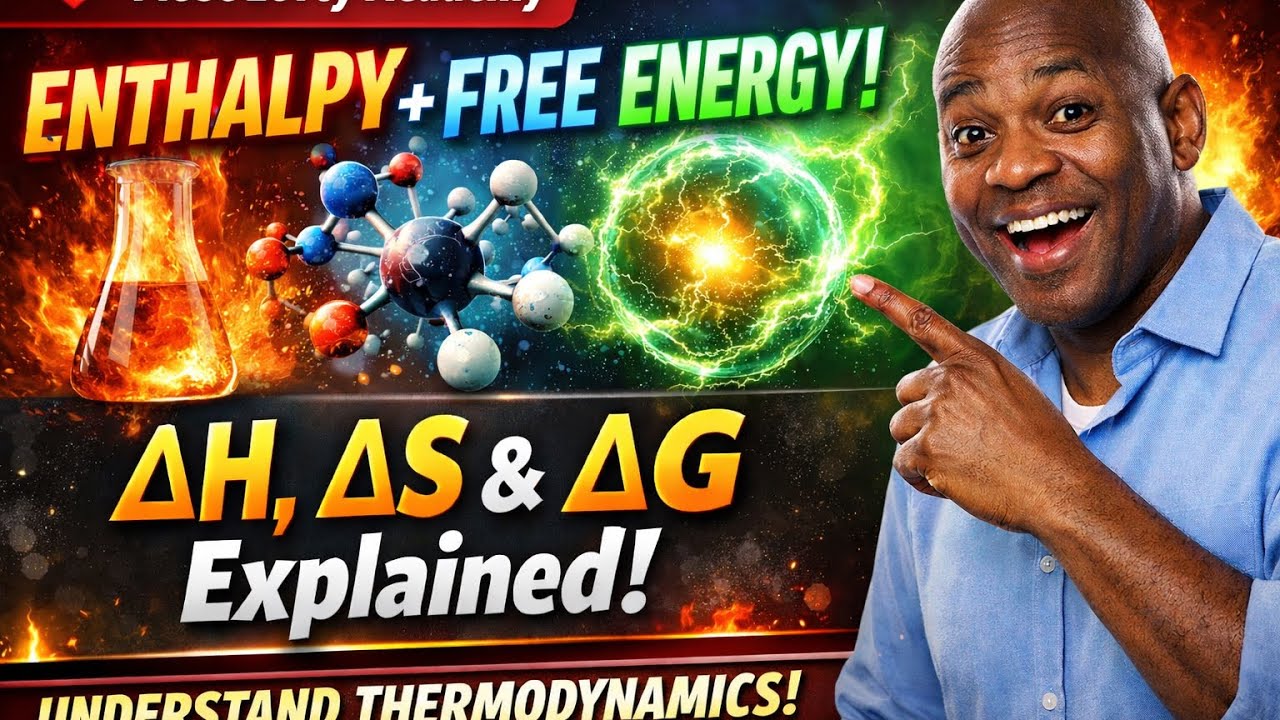 ENTHALPY + ENTROPY ENTHALPY + ENTROPY + FREE ENERGYΔH ΔS ΔG Explained!