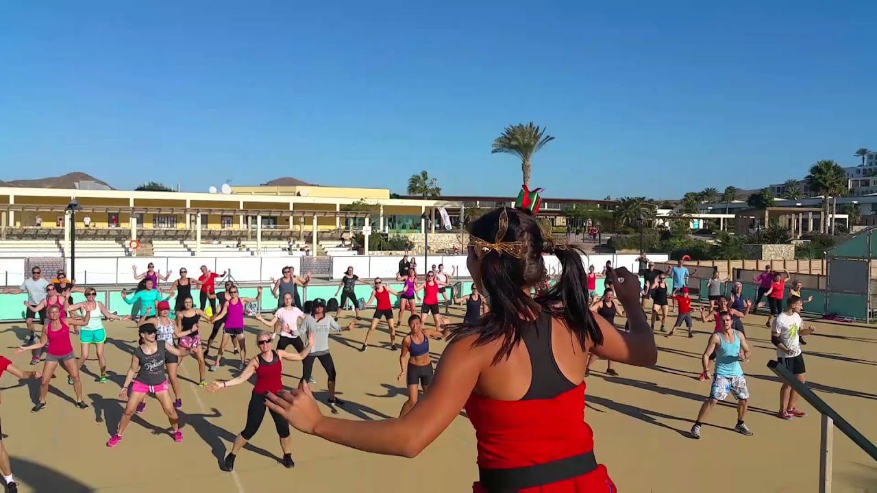 The Workout before Christmas. At Playitas Resort