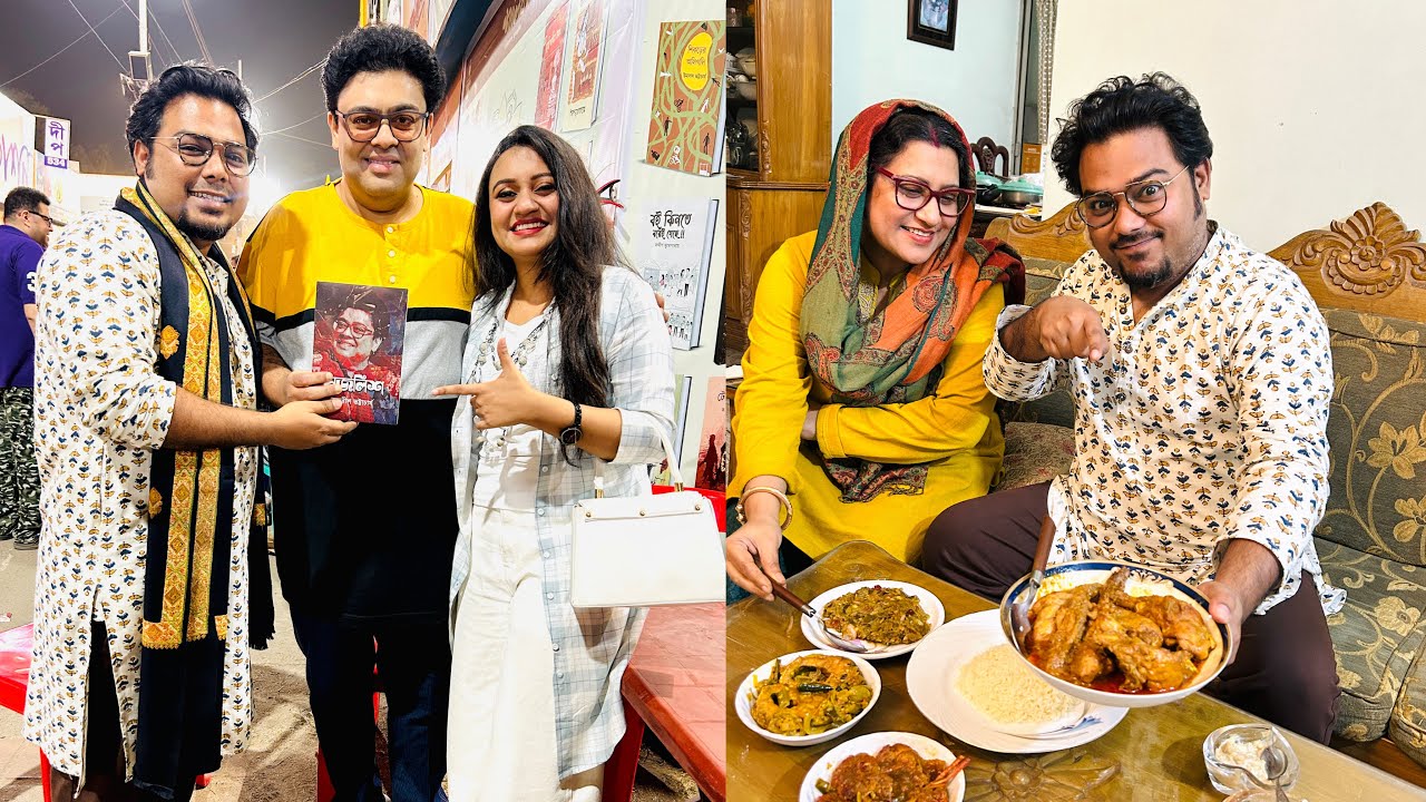 AMBARISH dar dake BOI MELA chutlam📕MAA Bangal Ranna khaoalo SOUMYA ke😍#bookfair2026 @zerowattfilms 