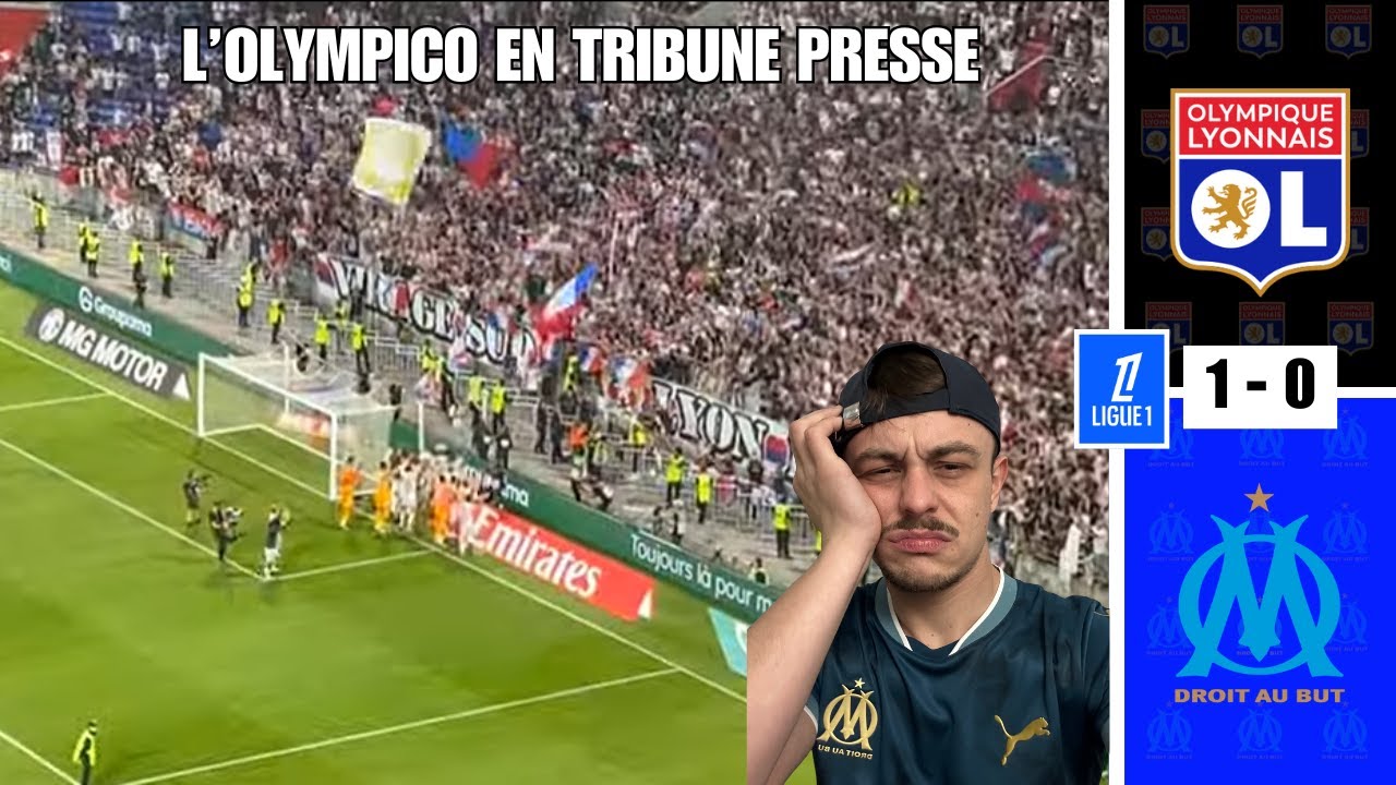 L’OL remporte l’Olympico 🔥 Vlog en Tribune Presse 🗞️ au Groupama Stadium  #TourDeFranceDesStades