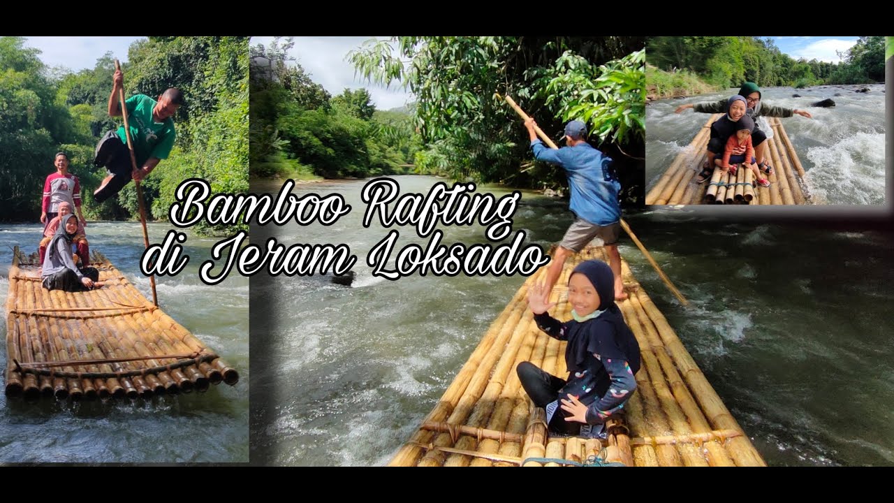 Bamboo Rafting di Jeram Loksado